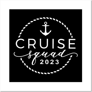 Family Cruise Squad 2023 Cruising Trip Party Vacation Posters and Art